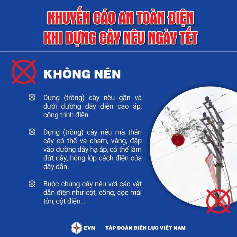 Đẩy mạnh tuyên truyền khuyến cáo an toàn điện. Ảnh: Bảo Ngọc