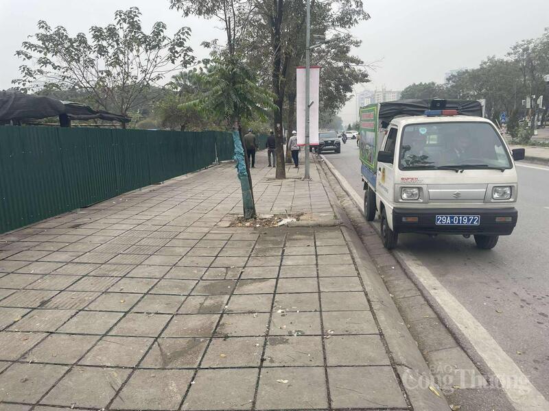 Phường Từ Liêm đã bố trí lực lượng duy trì trật tự tại các điểm sau khi bị giải tỏa