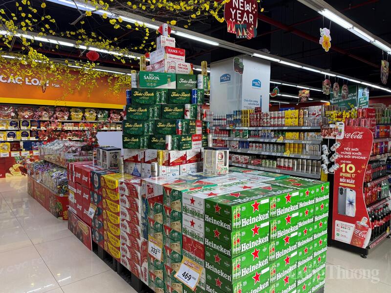 Mặt bằng giá các sản phẩm bia và nước giải khát năm nay nhìn chung không có biến động lớn so với cùng kỳ năm trước.