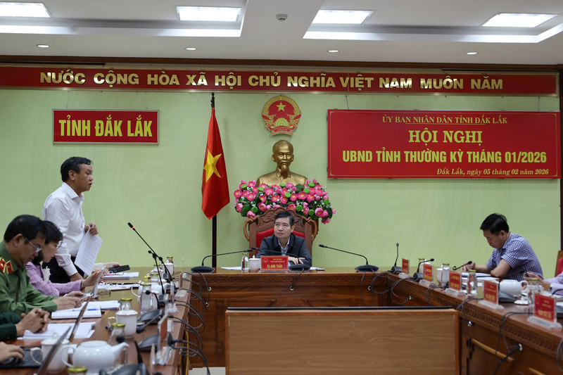 Ông Đào Mỹ, Phó Chủ tịch UBND tỉnh Đắk Lắk phát biểu một số ý kiến. Ảnh: Kim Bảo