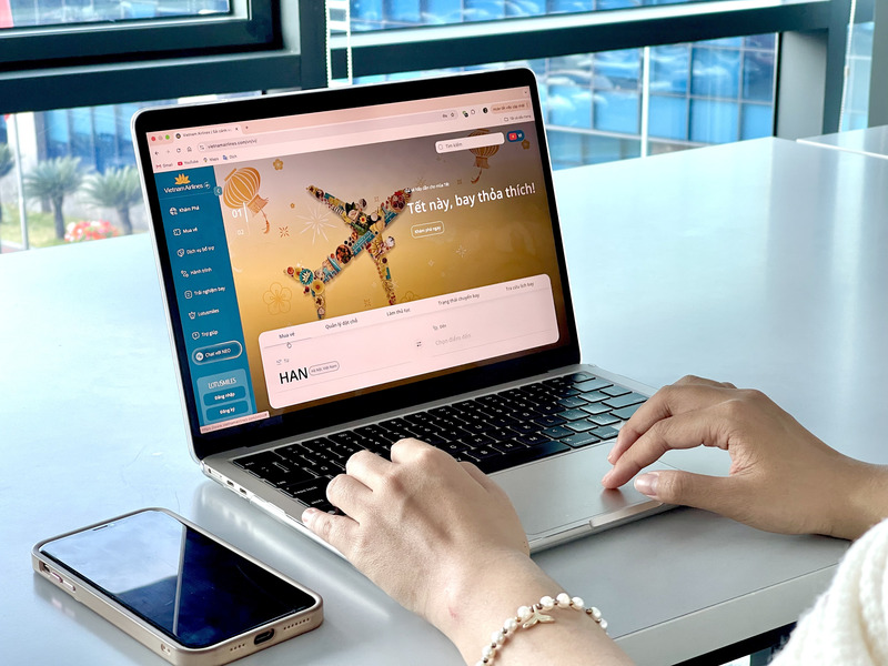 Vietnam Airlines ch&iacute;nh thức ra mắt website thương mại điện tử thế hệ mới
