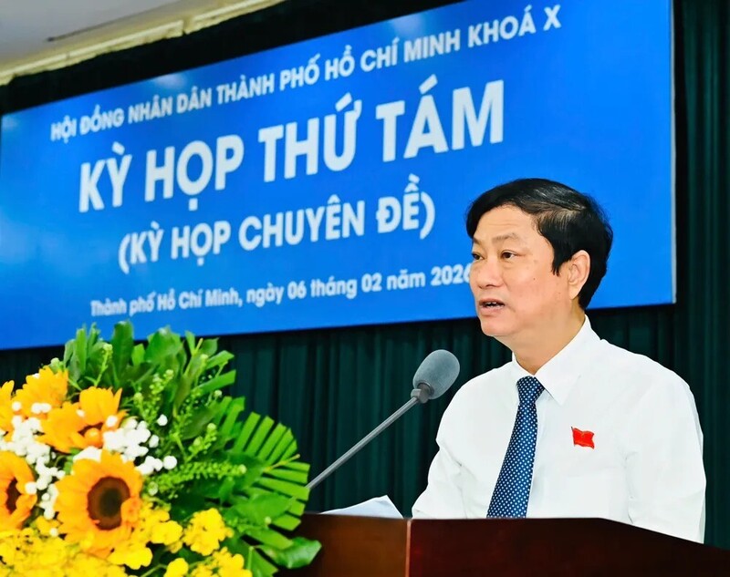 Ông Võ Văn Minh - Chủ tịch HĐND TP. Hồ Chí Minh. Ảnh: Việt Dũng.