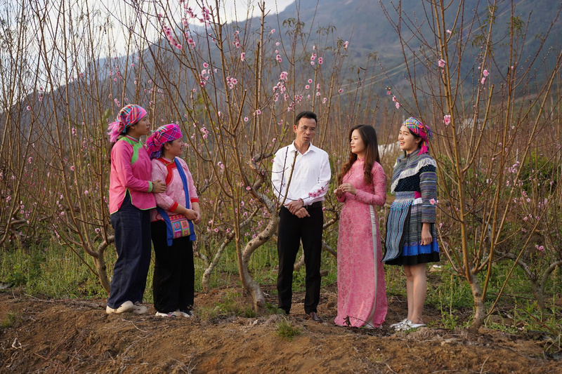 Ông Nguyễn Bá Kiện đánh giá cao sự hỗ trợ của Sở Công Thương tỉnh và TikTok Shop để địa phương phấn đấu trở thành "xã thương mại điện tử" kiểu mẫu. Ảnh: T.T