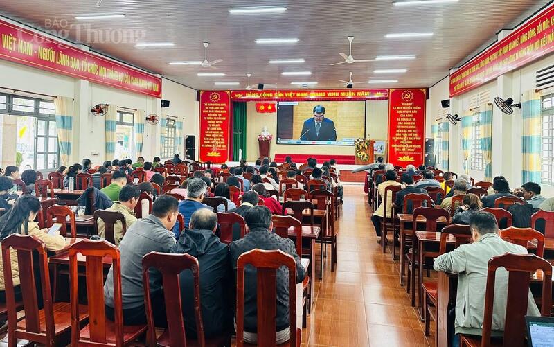 Điểm cầu xã Ka Đô, tỉnh Lâm Đồng.