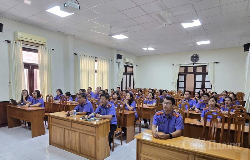 Điểm cầu Viện Kiểm sát tỉnh Lâm Đồng.