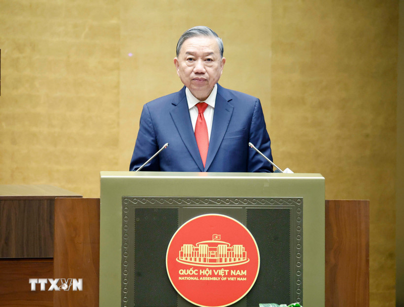 Tổng Bí thư Tô Lâm phát biểu chỉ đạo. Ảnh: Thống Nhất/TTXVN