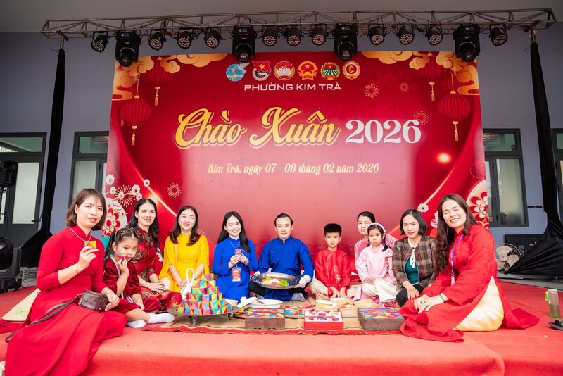 Phường Kim Trà, TP Huế tổ chức chương trình chào xuân 2026. Ảnh: H. Minh