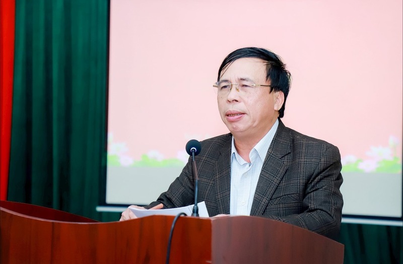 Ông Phạm Văn Hóa - Giám đốc Sở Công Thương, Phó Trưởng ban Chỉ đạo 389 tỉnh phát biểu chỉ đạo tại hội nghị. Ảnh: Mai Liễu