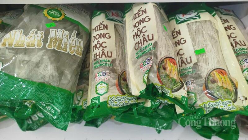 Miến dong Mộc Châu đạt chứng nhận sản phẩm OCOP 4 sao.