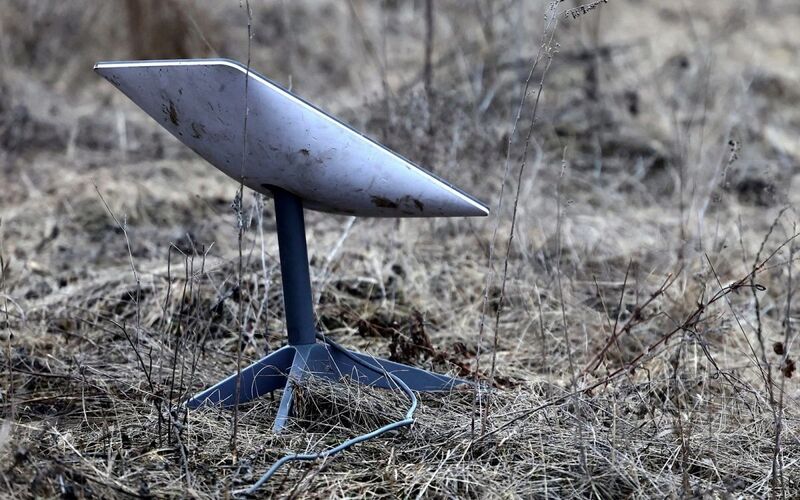 Thiết bị kết nối vệ tinh Starlink. Ảnh: Getty