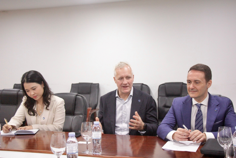 Đoàn làm việc của Tập đoàn CIP - Đan Mạch.