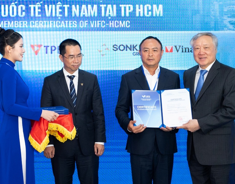 SonKim Group là thành viên sáng lập Trung tâm tài chính quốc tế Việt Nam