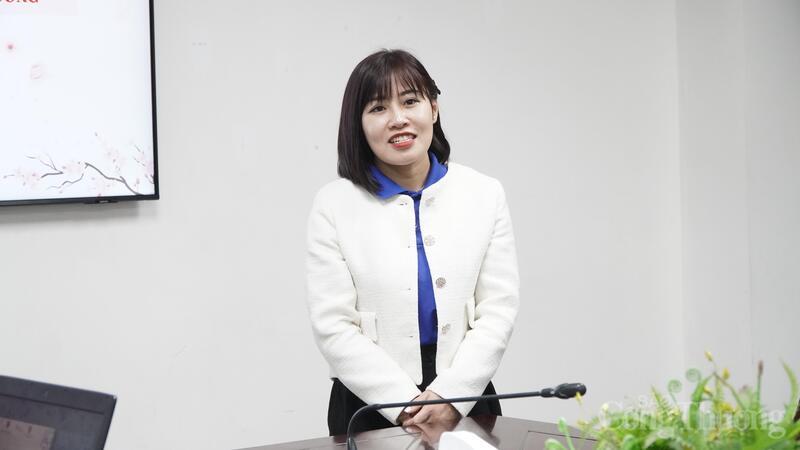 Đồng chí Nguyễn Ngọc Tâm, Bí thư Đoàn Thanh niên Bộ Công Thương phát biểu tại chương trình.