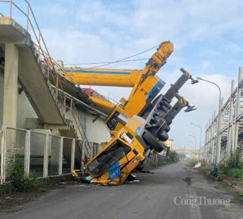 Hiện trường xảy ra sự cố. Ảnh: Phúc Sơn