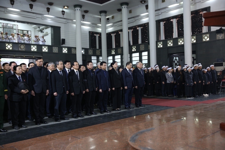 Lễ truy điệu đồng chí Đoàn Duy Thành - Ảnh: VGP/Nguyễn Hoàng