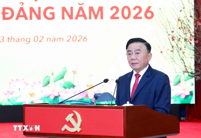 Đồng chí Trần Cẩm Tú, Ủy viên Bộ Chính trị, Thường trực Ban Bí thư. Ảnh: Phương Hoa/TTXVN