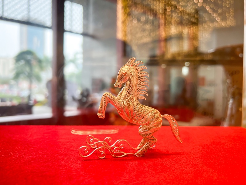 Bảo tàng Hà Nội trưng bày chuyên đề "Long Mã khai văn" chào mừng Xuân Bính Ngọ 2026. Ảnh: Thương Nguyễn