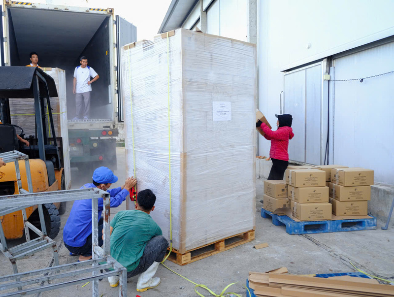 Nhờ hiệu quả trong kết nối cung cầu, tiêu thụ nông, đặc sản, một doanh nghiệp ở Huế đã xuất khẩu các loại bánh theo đường chính ngạch sang Mỹ. Ảnh: Nguyễn Tuấn