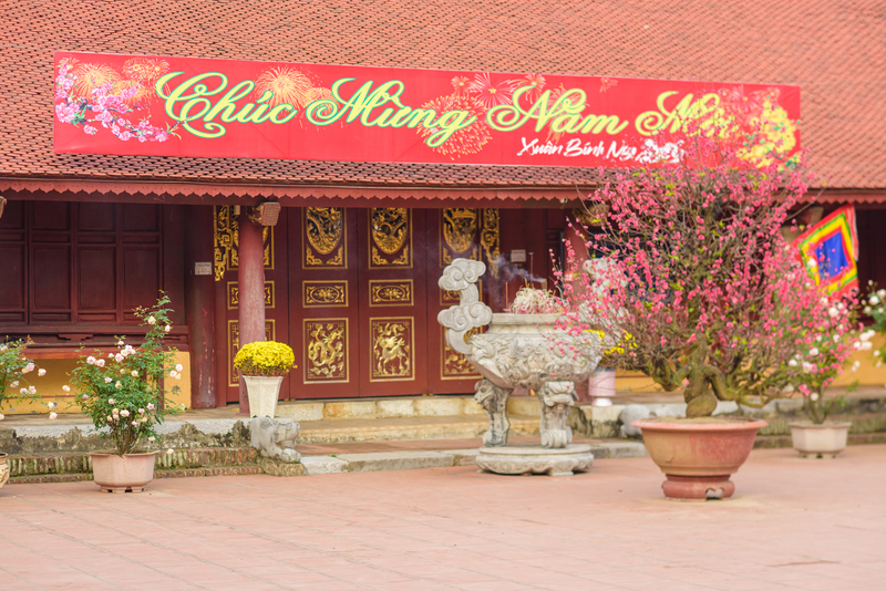 Một góc đình làng. Ảnh: Phong Nguyễn