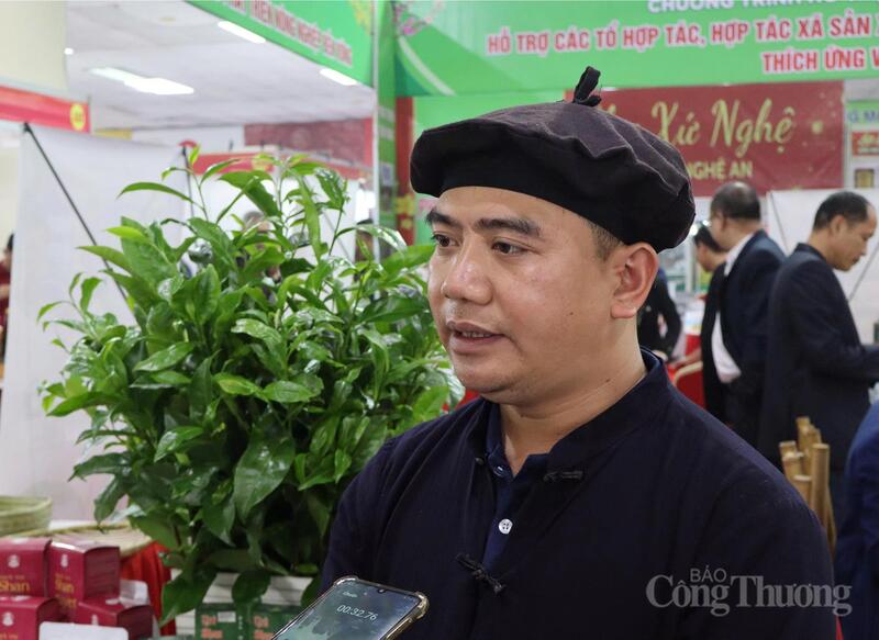 Ông Ma Văn Thống, Giám đốc Hợp tác xã Nông nghiệp Bản Mộc. Ảnh: Kiều Tâm