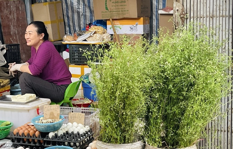 Giữa nhịp sống hiện đại, hương mùi già vẫn là dấu hiệu báo Tết về với mỗi gia đình. Ảnh: Nguyễn Hương