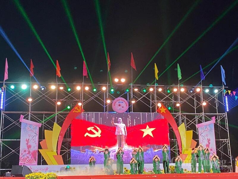 Tại điểm cầu xã Xã Đắk Sắk. Ảnh: BTC