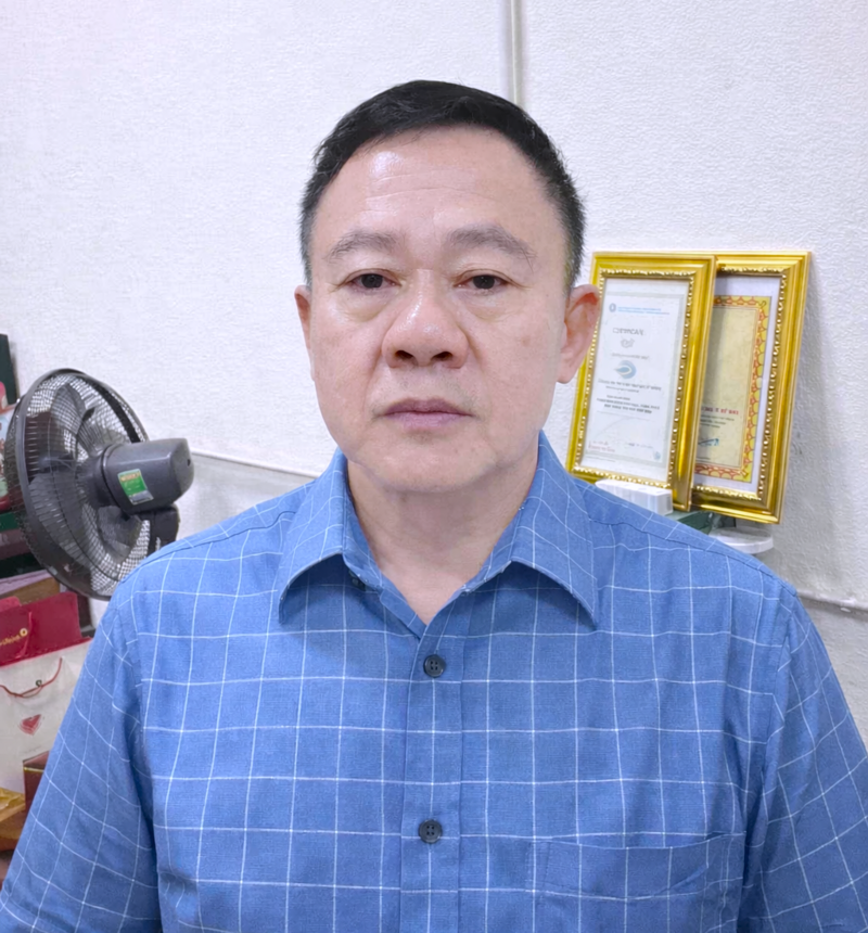 Ông Phạm Ngọc Thắng - Giám đốc Công ty CP Xuất nhập khẩu nông, lâm, thuỷ sản Sỹ Thắng trao đổi với phóng viên Báo Công Thương. Ảnh: Mai Liễu