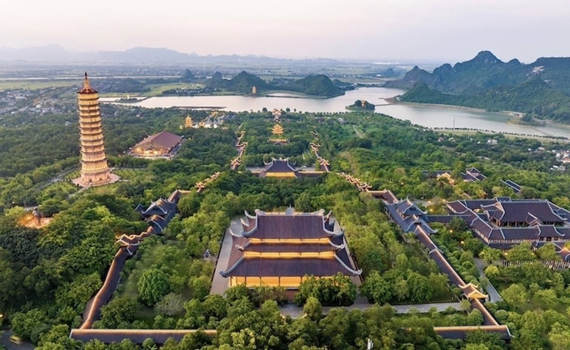 Lễ hội chùa Bái Đính chính thức khai hội vào ngày 22/2 (tức mùng 6 tháng Giêng). Ảnh: Quốc Huy