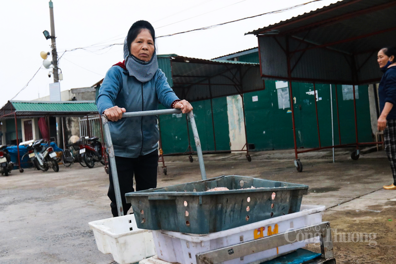 Giữa sự khắc nghiệt ấy, họ vẫn làm việc với một thái độ cần mẫn, không một lời kêu ca. Ảnh: Trọng Tùng