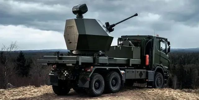 Hệ thống phòng không cơ động Tridon Mk2. Ảnh: Getty