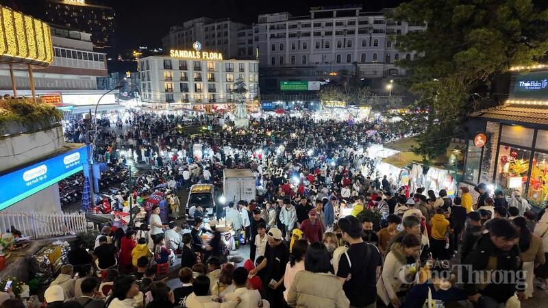 Dịp tết Nguyên đán Bính Ngọ 2026 (từ ngày 14/2 - 20/2/2026) lượng khách đến Lâm Đồng ước đạt 910.000 lượt, tăng khoảng 29% so với Tết Ất Tỵ 2025. Ảnh: Minh An