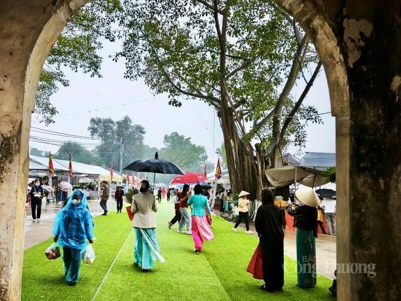 Không gian kiến trúc cổ xưa tại các di tích được bảo tồn, tôn tạo là điểm hấp dẫn du khách.