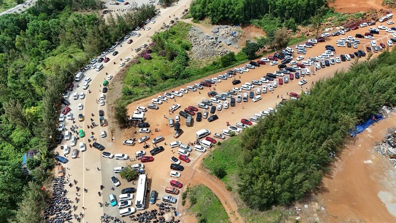 Sở Văn hóa thể thao và Du lịch tỉnh Quảng Ngãi cho biết, trong 7 ngày nghỉ Tết tổng lượt khách du lịch đến địa phương ước đạt 610.000 lượt, tăng 24% so với cùng kỳ năm trước. Tổng lượt khách lưu trú ước đạt 390.000 lượt; công suất sử dụng phòng trung bình trên địa bàn tỉnh đạt khoảng 65%. Ảnh: Tuệ Lâm