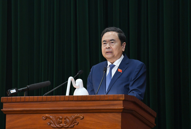 Chủ tịch Quốc hội Trần Thanh Mẫn phát biểu tại cuộc làm việc với Kiểm toán Nhà nước.