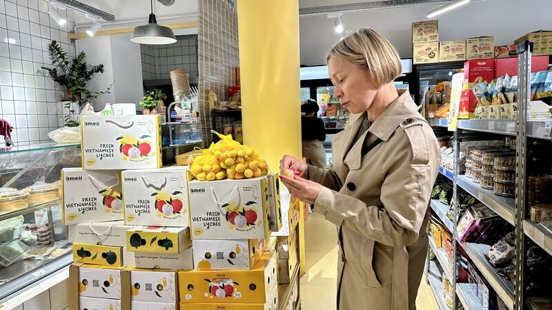 Tháng 6/2025, những trái vải thiều tươi đầu tiên từ Việt Nam chính thức có mặt tại thị trường Pháp, mở triển vọng mới cho ngành xuất khẩu nông sản nước nhà trên con đường chinh phục các thị trường khó tính. Ảnh: Anh Sơn