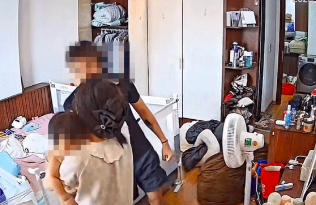 Clip ghi lại hành vi bạo lực của TikToker Thắng Không Kịp gây phẫn nộ dư luận (Ảnh chụp màn hình).