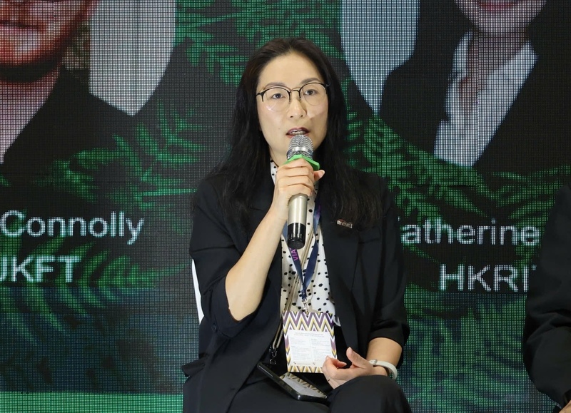 Bà Katherine Chan chia sẻ tại sự kiện.