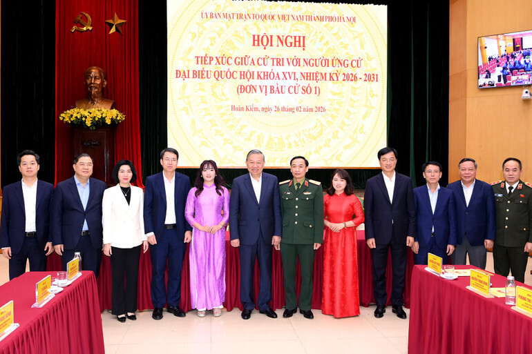 Tổng Bí thư Tô Lâm và các đại biểu dự hội nghị. Ảnh: Đăng Khoa