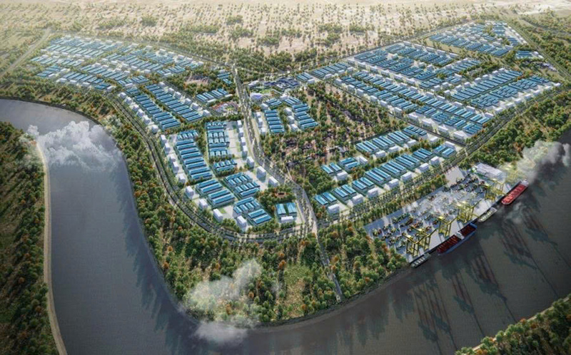 Với quy mô, vị trí và định hướng phát triển đồng bộ, Khu công nghiệp Tân Trào sẽ là một trong những động lực tăng trưởng mới góp phần gia tăng sức hút đầu tư cho Hải Phòng và trở thành trung tâm công nghiệp kiểu mẫu của cả nước. Ảnh phối cảnh dự án