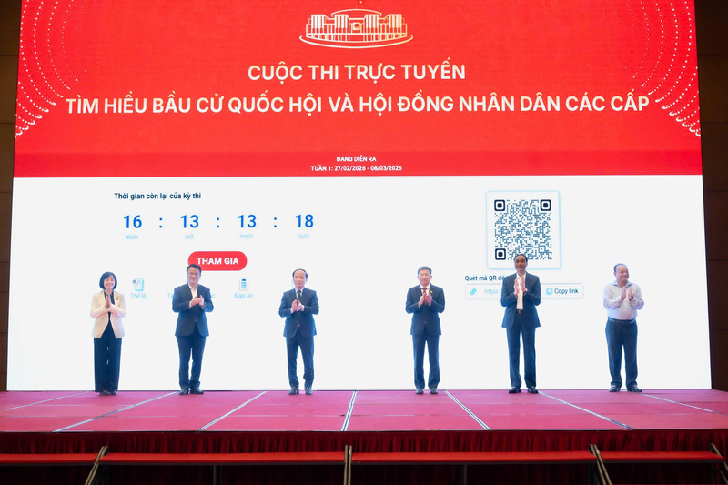 Chính thức phát động Cuộc thi trực tuyến tìm hiểu bầu cử Quốc hội và Hội đồng nhân dân các cấp