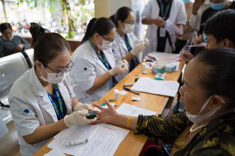 Những dược sĩ Pharmacity tham gia công tác chăm sóc sức khỏe cộng đồng