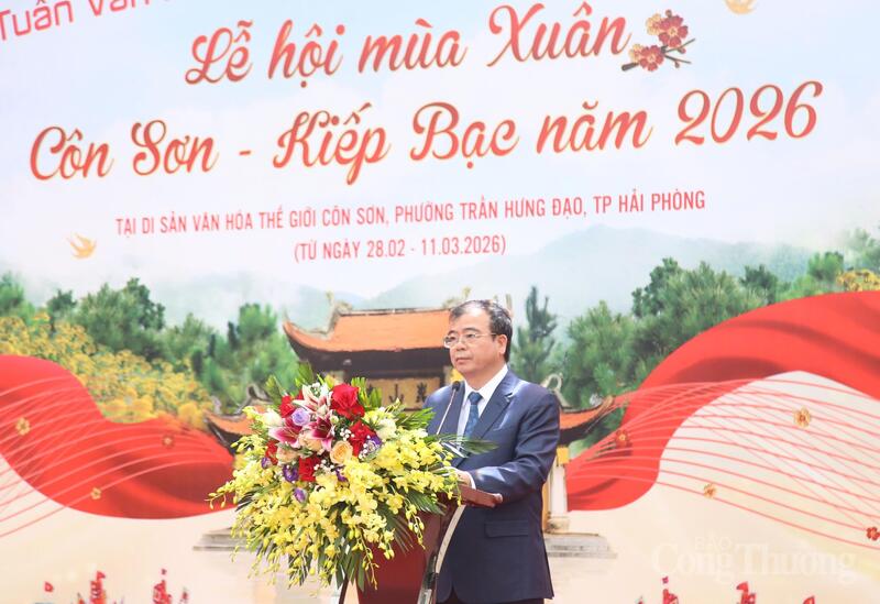 Ông Nguyễn Minh Hùng, Phó Chủ tịch UBND TP. Hải Phòng phát biểu tại sự kiện.