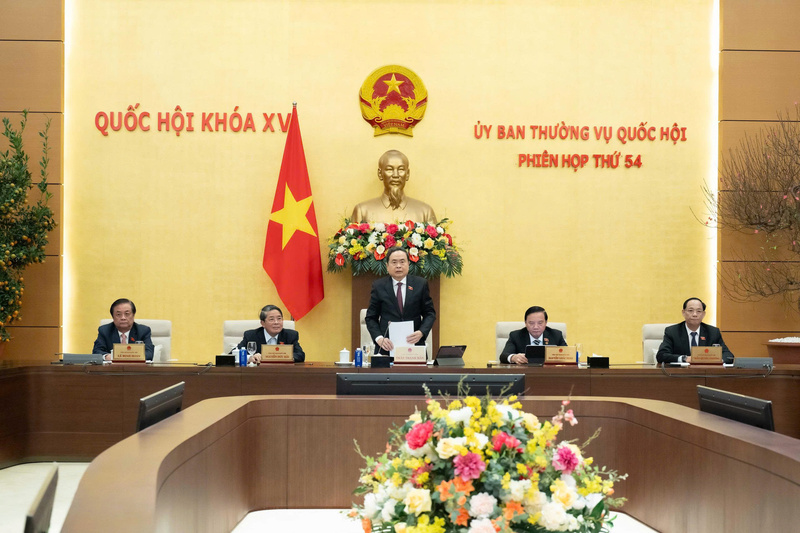 Phiên họp thứ 54 của Ủy ban Thường vụ Quốc hội.