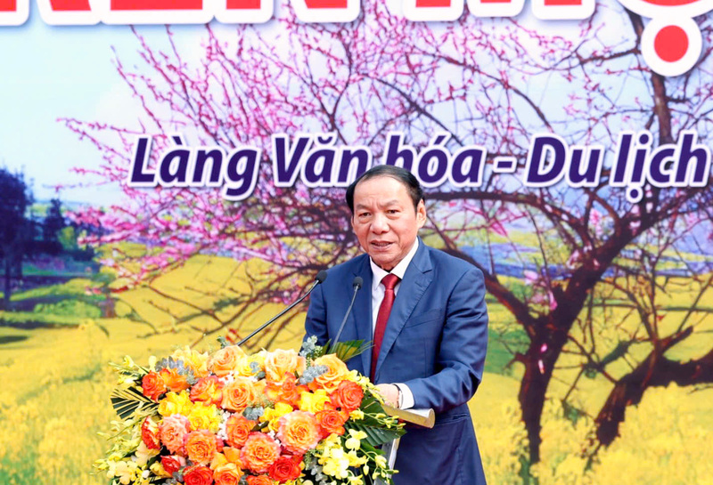 Bộ trưởng Nguyễn Văn Hùng phát biểu khai mạc sự kiện