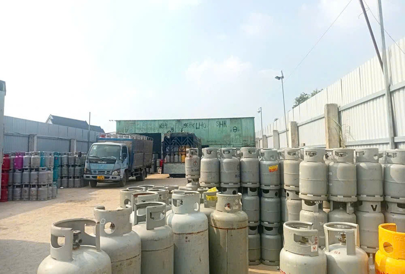 Lực lượng chức năng tỉnh Tây Ninh triệt phá một đường dây sản xuất gas giả với quy mô lớn.
