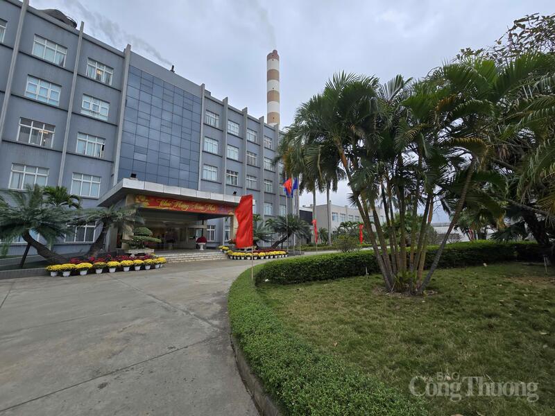 Không gian cây xanh tại Nhà máy Nhiệt điện Hải Phòng.