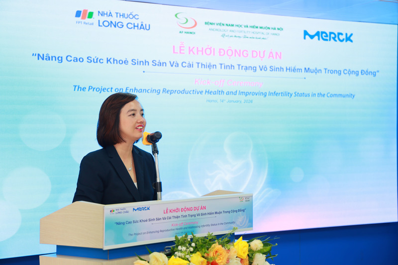 Bà Nguyễn Đỗ Quyên - Phó Tổng Giám đốc FPT Retail kiêm Giám đốc Điều hành hệ thống Long Châu khẳng định, dự án là bước đi nhất quán trong chiến lược nâng cao sức khoẻ gia đình, hướng đến cải thiện mức sinh tại Việt Nam.