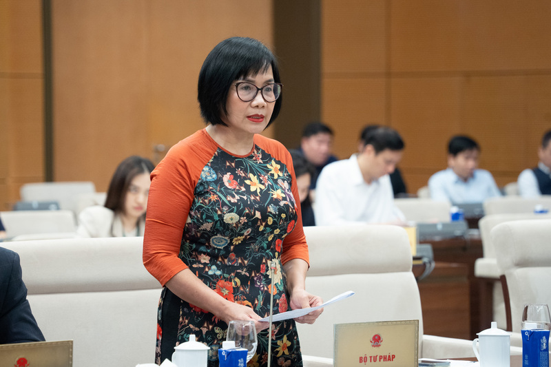 Thứ trưởng Bộ Tư pháp Đặng Hoàng Oanh.