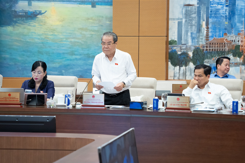 Chủ nhiệm Ủy ban Dân nguyện và Giám sát Dương Thanh Bình.