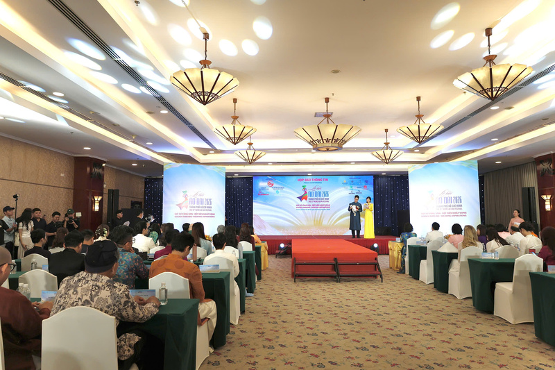 Toàn cảnh buổi họp báo. Ảnh: Minh Anh